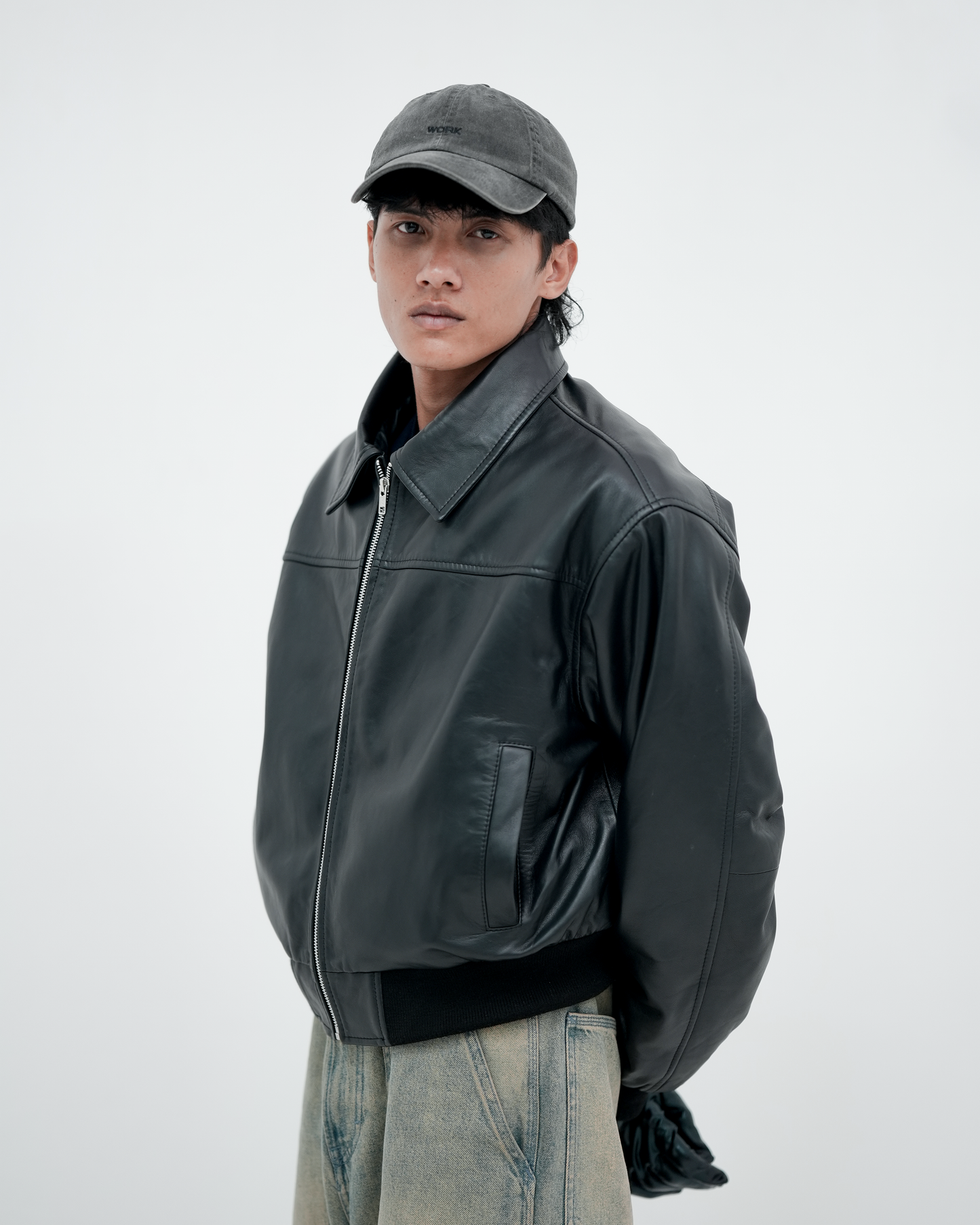 Carbon Black Jacket(Sheepskin)