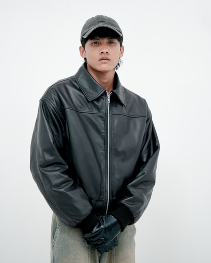 Carbon Black Jacket(Sheepskin)